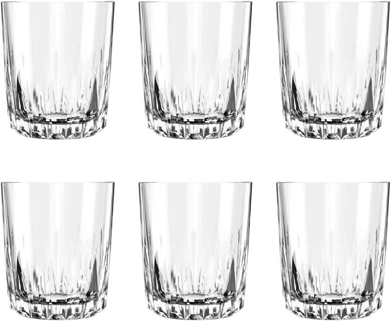 Lucaris Pavilion Dazzle Double Old Fashioned/Rocks Glass - 350ml (Set of 6) - Premium Crystal for Whiskey, Cocktails, Spirits - Image 2